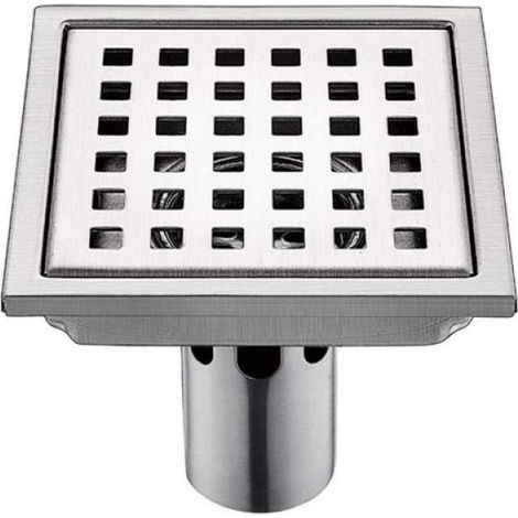 1pcs Stainless Steel Floor Drain 15cm15cm Square Filter Deodorant Anti-Backflow Water Leakage (1/5)