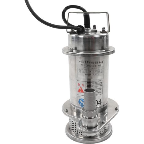 Pompe submersible électrique eau de mer acier inoxydable écologique immergée 250W 220V pour jardin, bassin et usage marin (1/5)