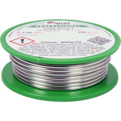 Bleifreies Lötzinn 2 mm 100 g 76856 NONAME