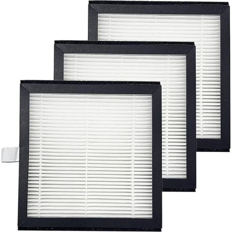 DH02 True HEPA Lot de 3 filtres de rechange compatibles avec TTenergy Sorbi DH02 2 en 1 (1000 ml)/Air Purifier, Afloia AQ8 Q8/Honati/Hysure Q7 Air Purifier (1/5)