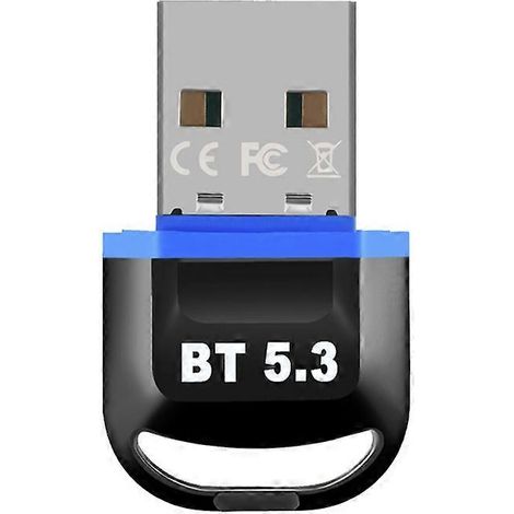 Adaptateur Bluetooth USB compatible avec les ordinateurs, dongle Bluetooth USB 5.3, récepteur Bluetooth sans fil, clé USB (1/5)