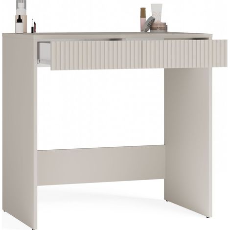 MARINA 2S – Escritorio con 2 cajones – Beige Cachemira