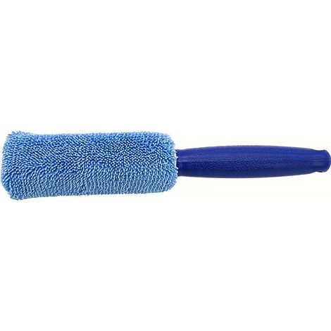 [Durable et Robuste]Brosse de lavage portable pour voiture(Poignée ergonomique)—Outil léger en polyester pour le nettoyage des roues