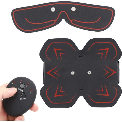 Bâtonnets de massage intelligents EMS pour la taille et l'abdomen, coussinets musculaires, appareil de fitness alimenté par batterie (1/5)