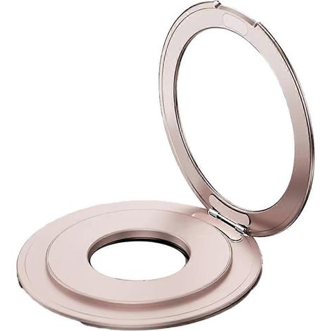 360° drehbarer magnetischer Handyhalter aus Metall, Rosa (1/5)
