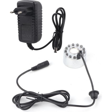 Jeffergarden LED coloré Aquarium Reptile réservoir brumisateur éclairage humidificateur atomiseur (prise ue 100-240 V) (1/5)