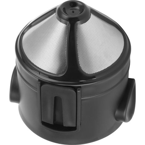 Filtre à café réutilisable en acier inoxydable, conique, 6 cm, pliable (1/5)