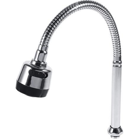 Tuyau de Robinet D'evier Rotatif 360 304 en Acier Inoxydable Bec Pivotant Cuisine Raccords Tuyauterie Connexion Une Poignee - (1/5)