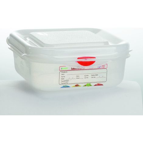 CONTENEDOR PROF GASTRONOX 1/6 H100 CLIPS COLOR (1/2)