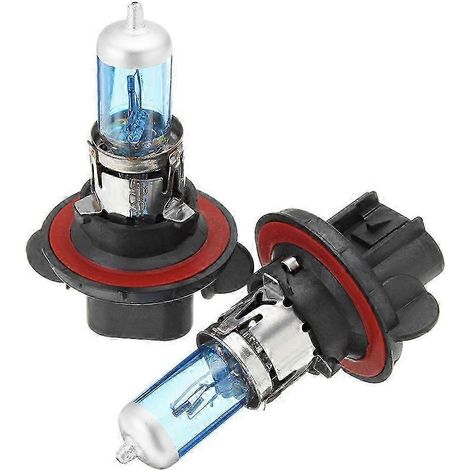 Paar H13 9008 100/90W 5900K Superweiße Halogen-Scheinwerferlampen für Fern- und Abblendlicht, Edition 0621
