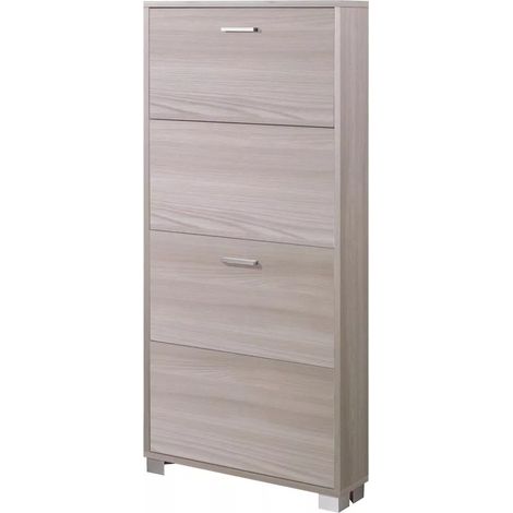 scarpiera olmo con 4 ante, 70x154x18 cm (1/2)