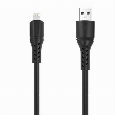 Lightning 3a Usb Cable 1.5mt Super Charging Data Resistant Iphone Ipad Ipod F-ip047 (1/4)