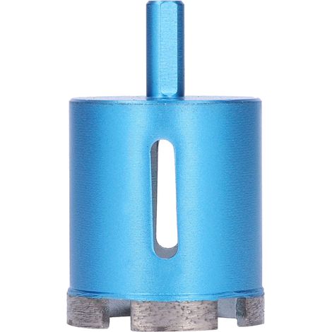 Mèche diamantée scie cloche 50mm/2in pour perceuse électrique, coupe marbre, béton et pierre artificielle. (1/5)