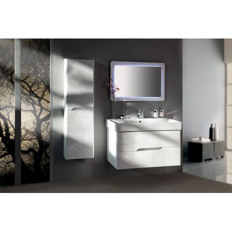SAND Ceramic Washbasin 100x50 cm, blanc ExtraGlaze (1/2)