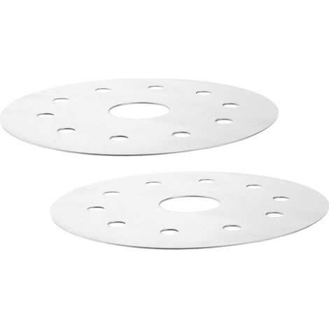 2 Stück Induktionsadapterplatte aus Edelstahl Wärmeleitendes Blech for Induktionskochfelder (1/5)