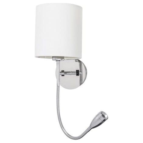 Applique hotel camera E27 cromo LED Larkin 6529 Rabalux
