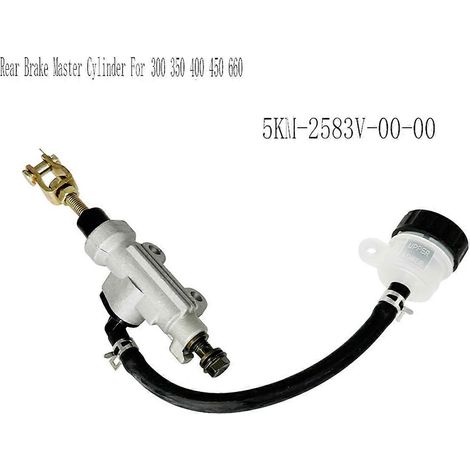 Maître-cylindre de frein arrière pour Yamaha Big Bear Grizzly Kodiak Wolverine 300 350 400 450 660 PRO-4 Pr (1/5)