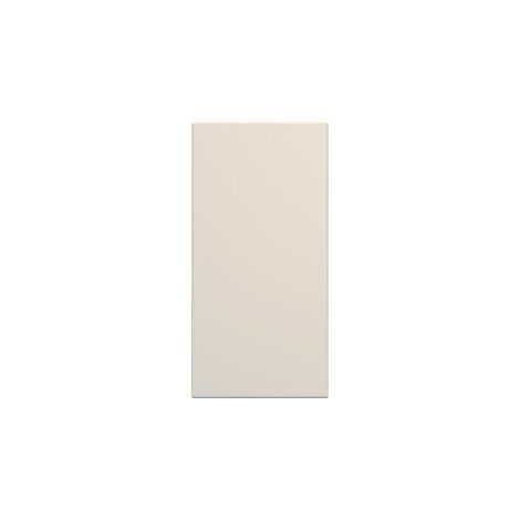 Enjoliveur interrupteur 1 poste 1 module couleur beige dune série Gallery HAGER