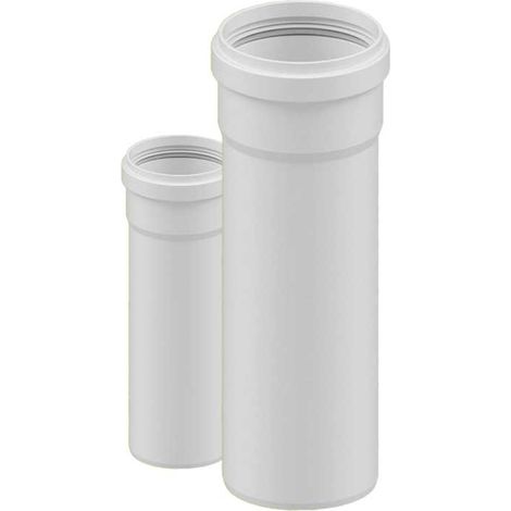 TECNOGAS Tubo M/F In Pps Bianco Cm 50 D. 80 Per Caldaia A Condensazione