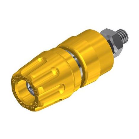 Borne de polarité Ø stylo (détails): 4 mm Hirschmann Test & Measurement PKI 10 A 930103103 jaune 35 (1/2)