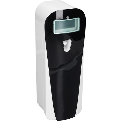 Automatischer Wand-Duftspender, Aerosolspender, wasserbasierter Duftverstärker, WC-Deodorant, Schwarz (1/5)
