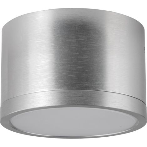 Spot plafond argent rond Ø8cm GX53 LED 6W Mirella Polux (1/3)