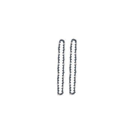 Lot de 2 Chaînes de Tronçonneuse 8 Pouces 1/4 Pouces 45 Maillons d'Entraînement 24cm (1/5)