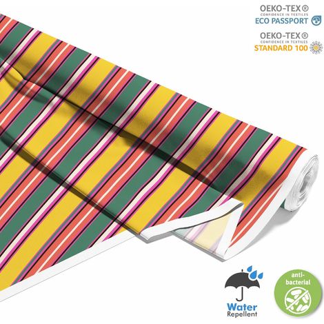 TESSUTI DECORATIVI PER ESTERNI OXFORD - Motivo Strisce Colorate 2 (1/5)