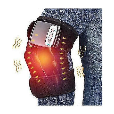 Appareil de massage électrique chauffant pour genoux, soutien articulaire par infrarouge lointain, massage des coudes et des épaules, soulagement des douleurs aux genoux-AquaForge (1/5)