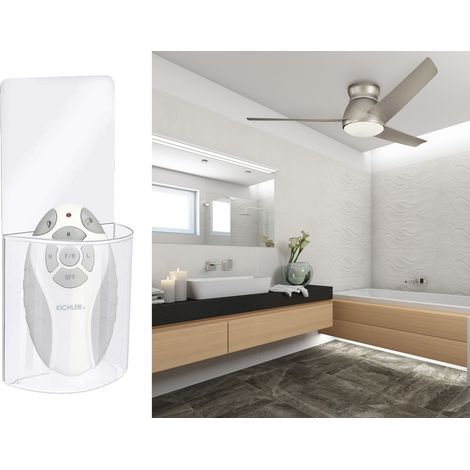 Deckenventilator Silber mit Licht, Outdoor geeignet IP44, Ø 152cm (1/5)