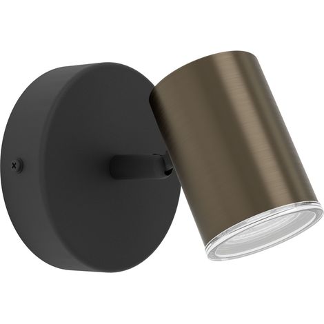 Eglo Wandspot Consuma schwarz/bronze 1er GU10 (1/2)