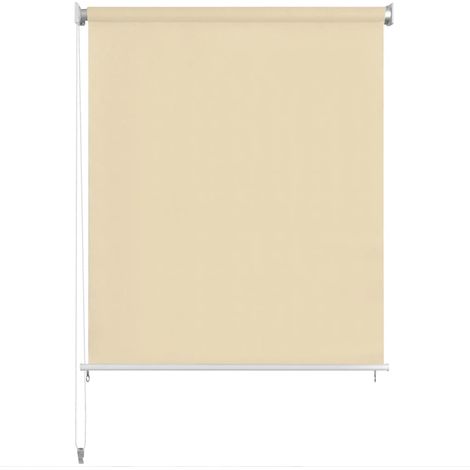 Store roulant d'extérieur 220 x 140 cm Couleur crème