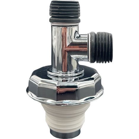 Raccord en T pour tuyau d'évacuation de machine à laver, siphon de sol anti-odeurs, accessoires pour siphon de sol de salle de bain (1/5)