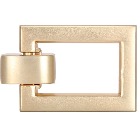 Poignée de porte de meuble de bureau, tirette pour tiroir de placard, finition mate, flexible, type carré