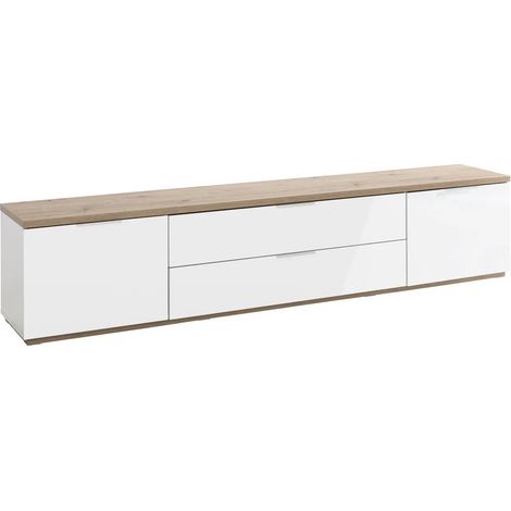 TV-Board mit 2 Türen und 2 Klappen 240x51x40,5 cm