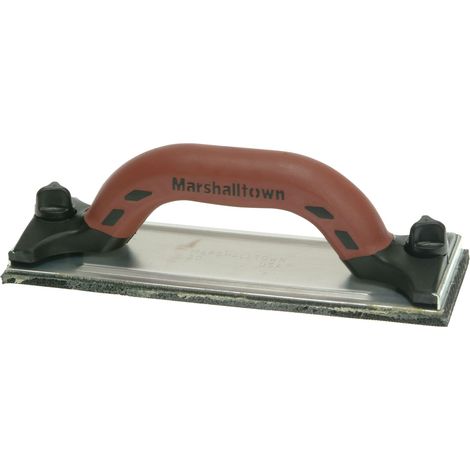 Marshalltown Handheld Sander with DuraSoft Handle and Stable Foam Support for Sandpaper or Soapstone, Drywall Tool