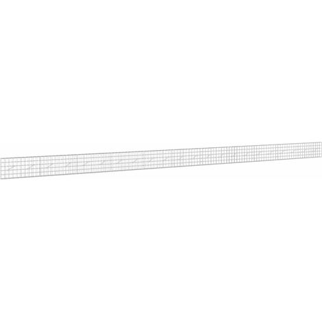 Gabione mit 5 mm Draht und 10x10 cm Maschen 1100x10x50 cm vidaXL