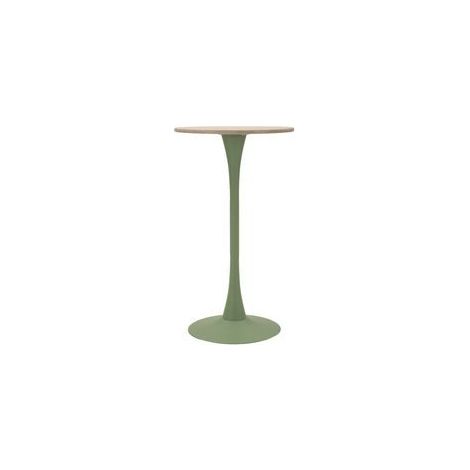 Table de bar Alaska verte design moderne élancé (1/5)