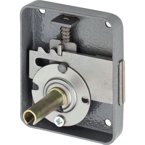 Devismes Einsteckschloss 8117 Grau Hammerschlag