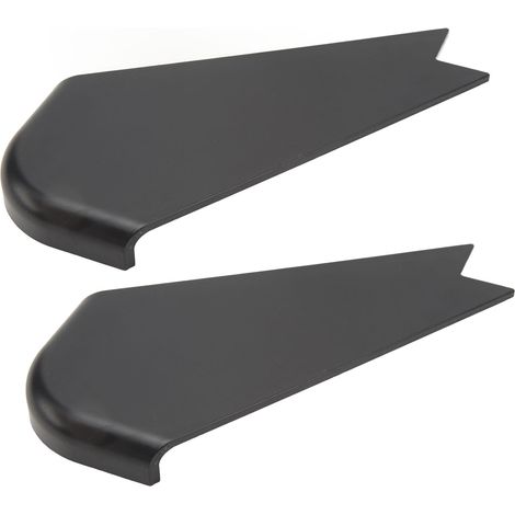 2 Coins Protection Coins Angle Trim Résistant aux Chocs Décoratif Anti-UV pour Camping-Car et Caravane Noir (1/5)