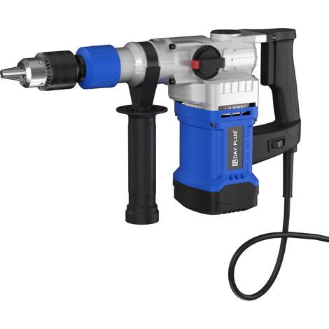 Dayplus – Marteau perforateur burineur 3000W – 6J SDS-Plus – Taux de percussion 4500 BPM – Perçage béton 32mm – Accessoires inclus (1/4)