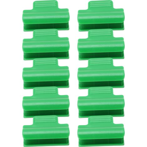 100 pinces de fixation pour abri de jardin, en plastique, robustes et polyvalentes, pour filet d'ombrage de serre, 16 mm / 0,63 po (1/5)