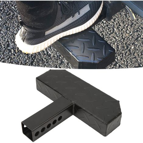 Universelle schwarze Anhängerstoßstangen-Hakenstufe mit 2-Zoll-Aufnahmebolzen (Teilenummer: YC102232-30CM) (Übergewicht) (1/5)