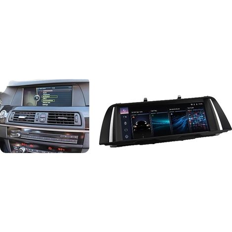 Radio para coche, pantalla táctil multimedia, sistema de navegación, compatible con BMW Serie 5 F10 F11 CIC NBT 2011-2017 con GPS, YouTube, CIC (1/2)