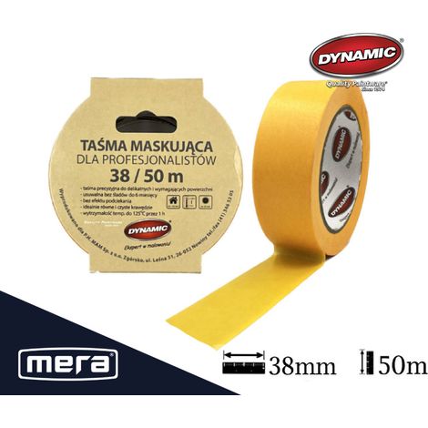 Nastro adesivo dinamico 38x50m color oro (1/4)