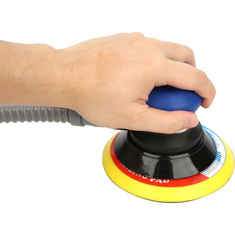 Ponceuse à air comprimé 150 mm avec raccord 1/4" pour polissage et ponçage industriel