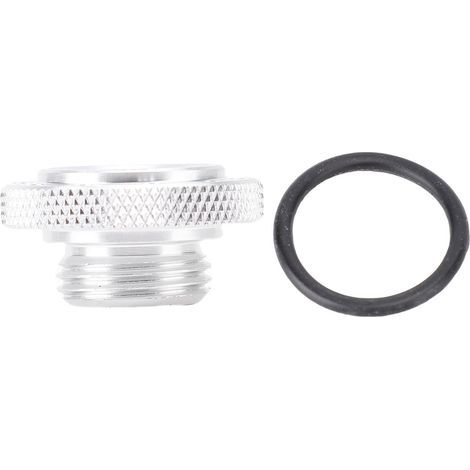 Bouchon remplissage huile moto T6063 aluminium – Capuchon moteur remplacement Interceptor 650 2018-2024 argent, moteur (1/5)