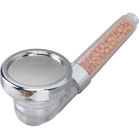 Pommeau de douche à filtration ionique négative, 3 modes, pommeau de douche pressurisé à économie d'eau avec triple filtration (1/5)