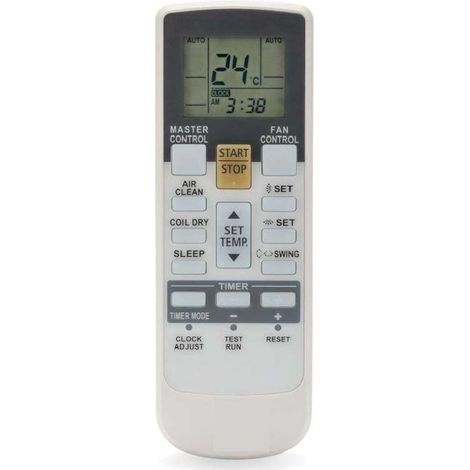 Télécommande compatible avec les climatiseurs Fujitsu et génériques, conception originale, fonctions avancées, jusqu'à 4 vitesses de ventilation, prête à l'emploi en quelques secondes (1/4)