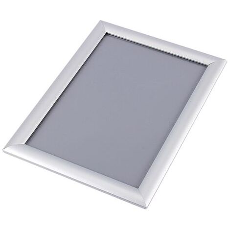 Cadre photo A4 en aluminium à clip, porte-affiches, présentoir mural, panneau d'affichage